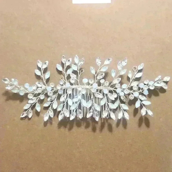 Luxury Bridal Crystal Hair Piece Comb - Picture 5 of 6